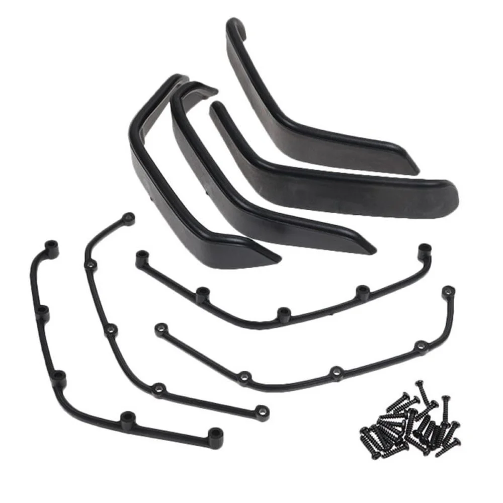 Fender Flares RC гусеничный 1/10 RC части крыла вспышки для gelande II D90 D110 для 1/10 осевой SCX10 RC4WD оболочки Горячая Высокое качество - Цвет: Fender Flares