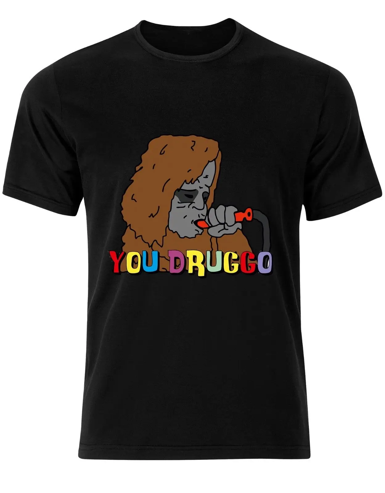 Sasquatch The Big Lez Show Unofficial You Druggo Quote Mens T-Shirt Tee Top AA07 | Мужская одежда