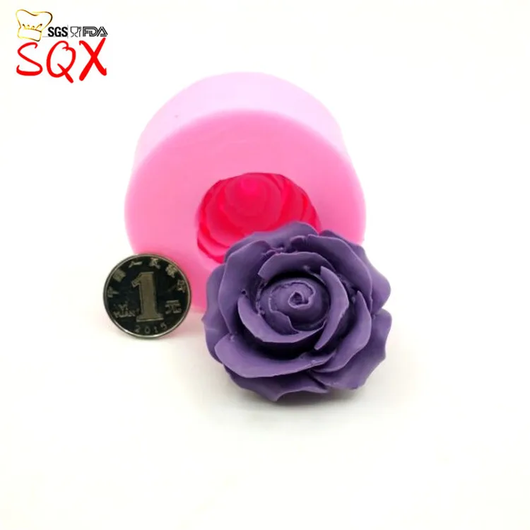 

3D Silicone Mold Rose Fondant Cake Decorating Tools Gem Moldes De Silicone Cake Tools Chocolate Mold Cake Decorating Tool SQ1647