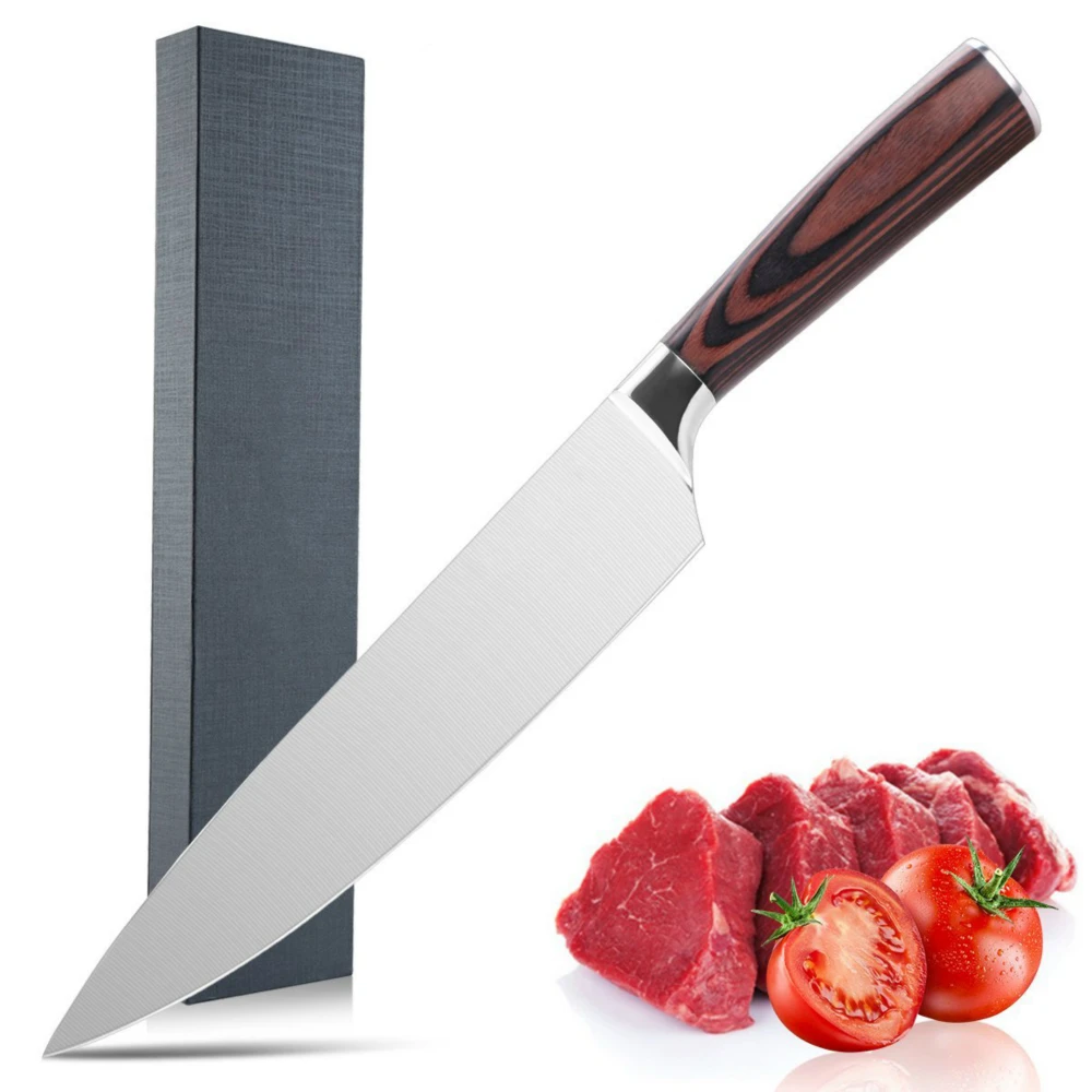 LeeQian 8 Inch Kitchen knife High Carbon New Design Chef Knife