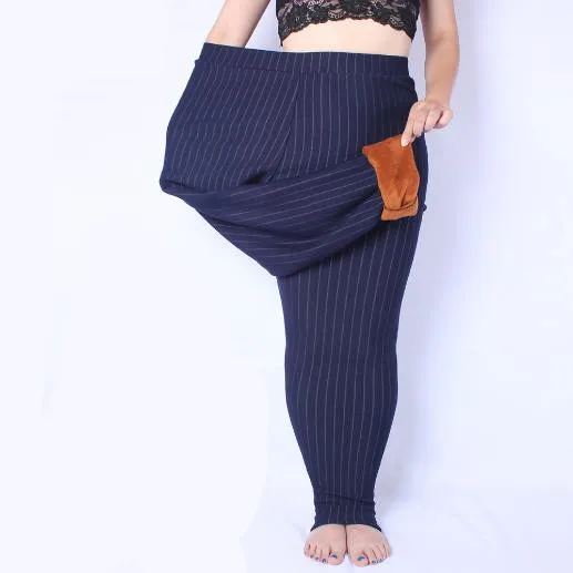 

Clobee Women Pants 2019 Large Size XL-6XL Winter Women Pants High Waist Warm Plus Thick Velvet Slim Stretch Pencil Pants J200