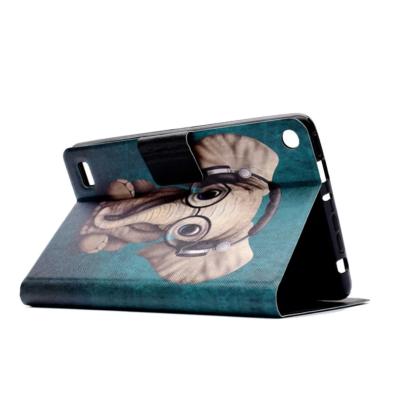 Wekays For Amazon Fire 7 2015 Ultrathin Cartoon Unicorn Leather Case For Amazon Kindle Fire 7 Fire7 2015 7.0
