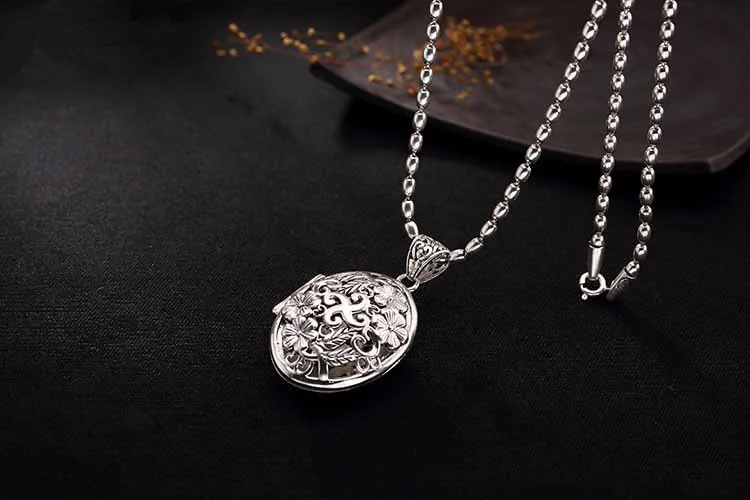 Uglyless 925 серебро Bijoux унисекс овальные бусины цепочки ожерелья без подвески 3 мм толстые ювелирные изделия 8 длины колье