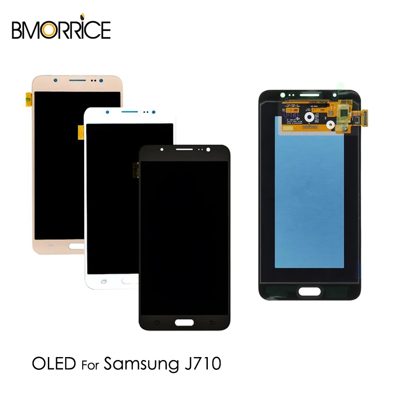 

AMOLED For Samsung Galaxy J710 2016 J710F J710FN J710M J710H LCD Display Touch Screen Digitizer OEM Super OLED Assembly