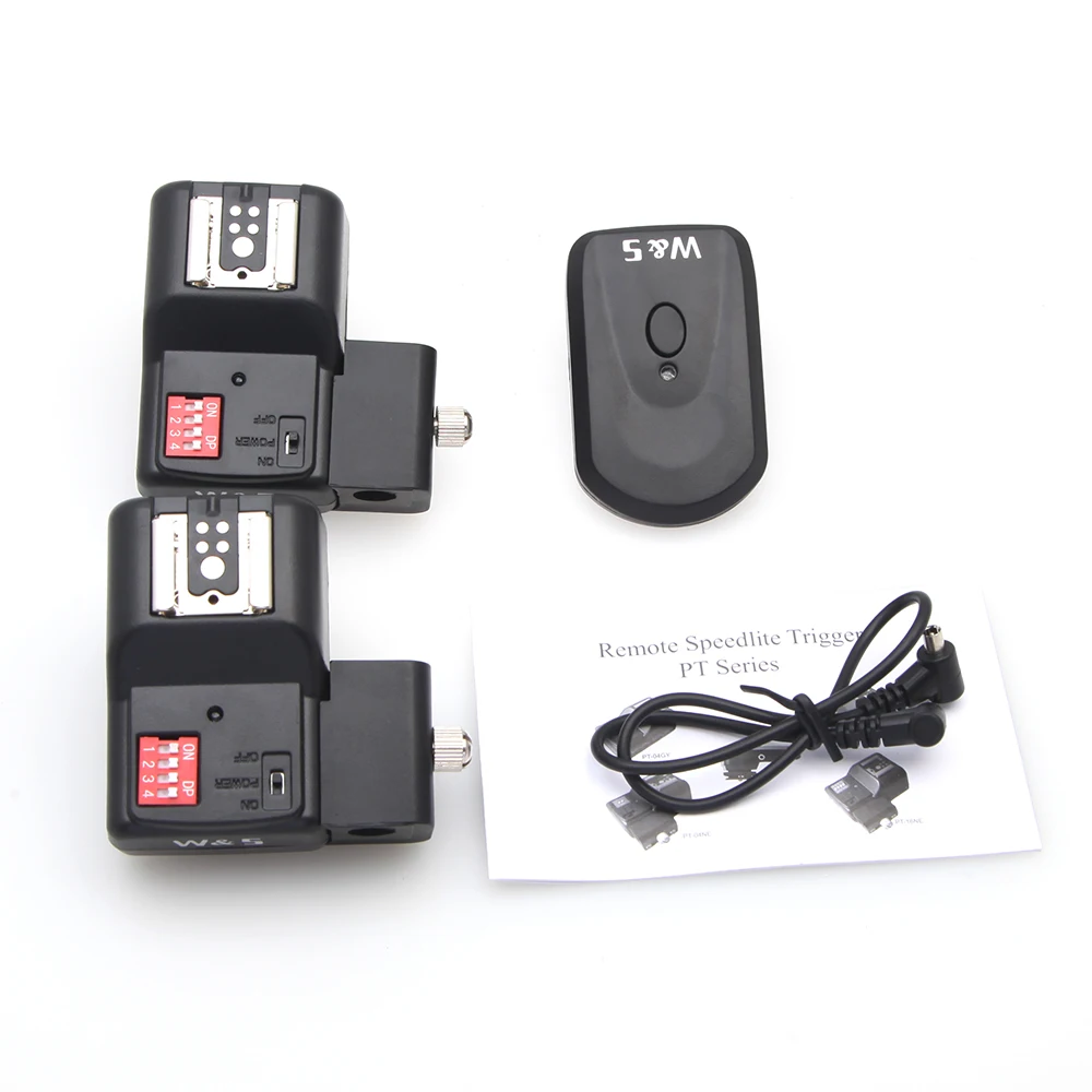 16 Channels Wireless Radio Flash Trigger Umbrella Holder 2 Receivers for Canon Nikon DSLR Camera Flash Synchronizer