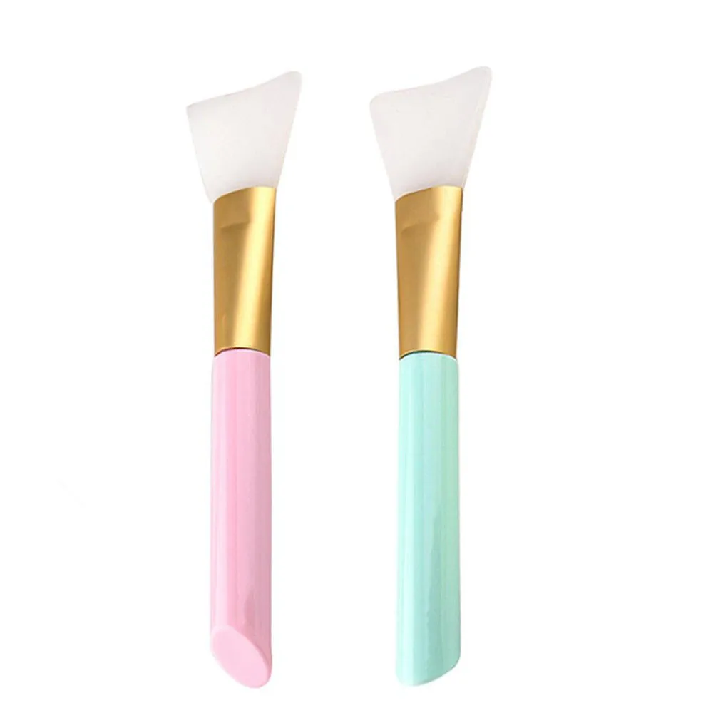 

2Pcs Women Facial Maskup Tools Beauty Makeup Foundation Soft Silicone Brush brochas maquillaje profesional pinceaux mask hot #7