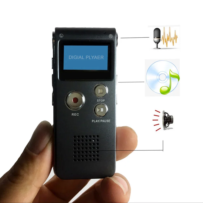 Качественный Цифровой диктофон Mini USB Flash аудио запись голоса Поддержка