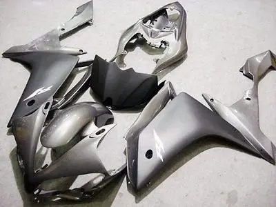 

Matte Grey Silver ABS Plastic Complete Motorcycle Injection Fairing Kit for Yamaha Yzf R1 2007-2008 Full Body Molding kit