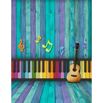 

Vinyl Photography Backdrops music and guitar photo background 5x7ft backdrops for Photo Studio fotografia Computer printing