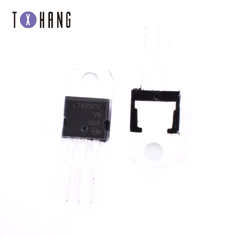 10pcs/lot L7805CV L7805 7805 LM7805 KA7805 Voltage Regulator 5V TO-220 In Stock | Электронные компоненты и