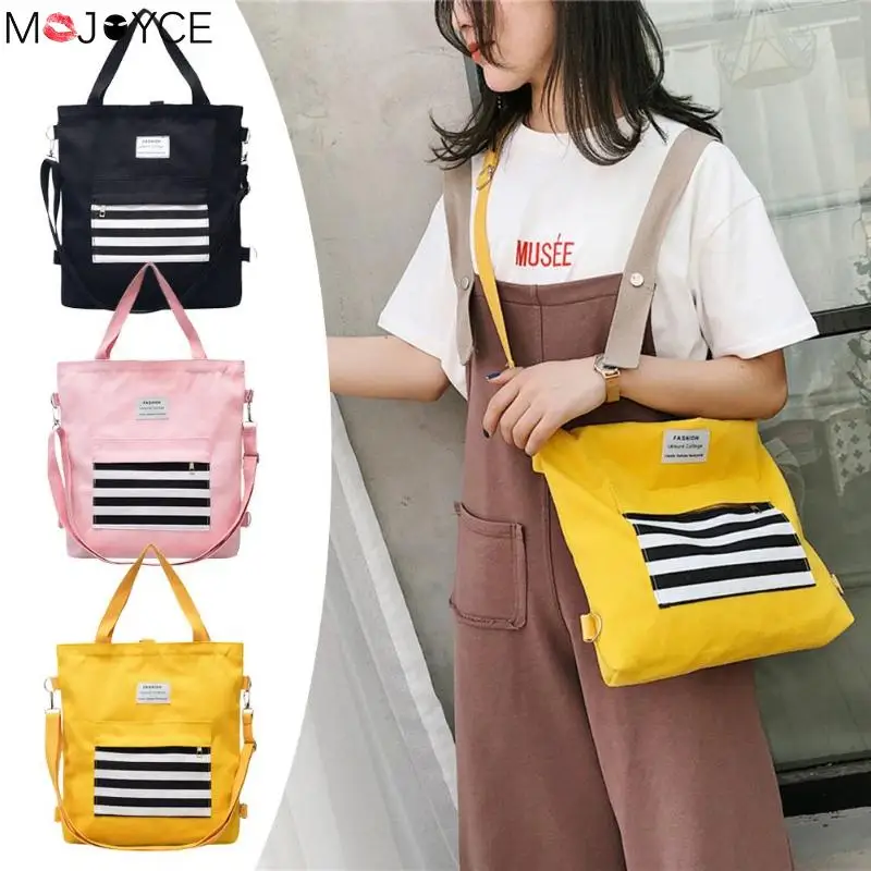

Shoulder Fashion Canvas Women Bag Printing Shoulder Messenger Handbags Women Wild Soild Color Canvas Crossbody Bags School Bag