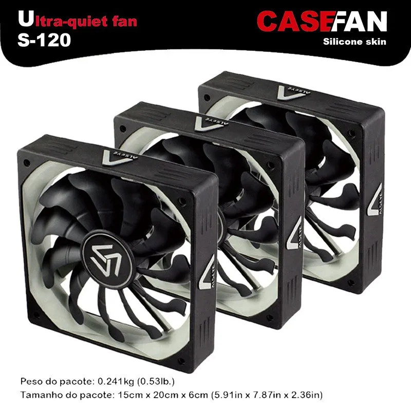 ALSEYE-3pieces-computer-fan-120mm-radiator-1200RPM-3-pin-12v-fan-for-computer-case-and-cpu