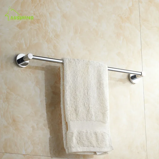 Modern Silver Br Wall Hanging Bathroom Towel Rod Modern Silver Br Wall Hanging Bathroom Towel Rod Accessories Hardware Bar