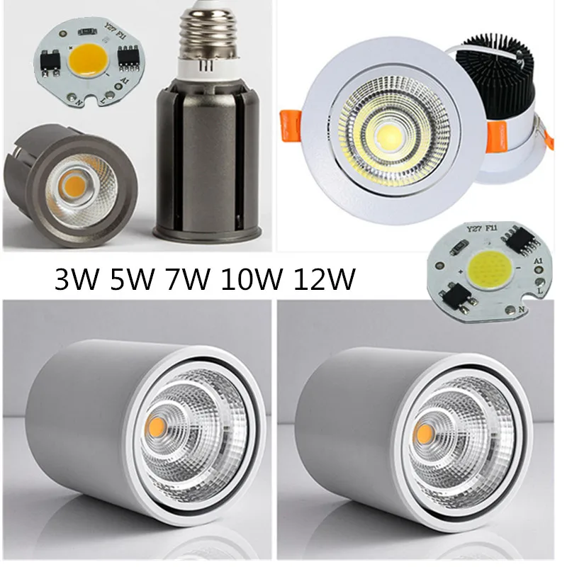 Драйвер IC LED COB Y27 3 Вт 5 7 10 12 AC:220 В чип белый теплый красный синий зеленый cob Смарт