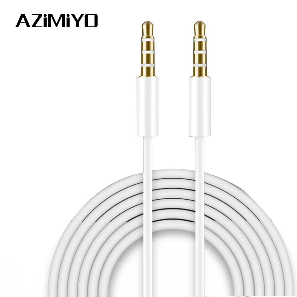 

AZiMiYO 3.5mm Jack Audio Cable Male to Male Audio Aux Cable Type I audio cable For phone Car Headphone Speaker Wire Line Aux Cor