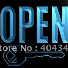 LK811-открытых ключей магазин резки светодиодный неоновый Световой значок для домашнего декора