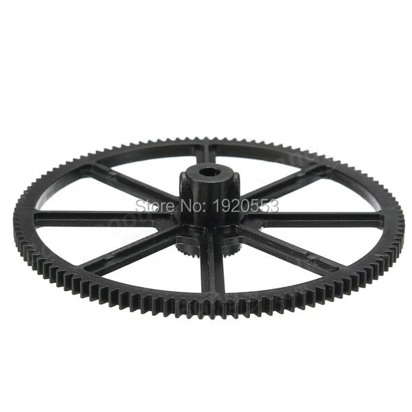 Pales de rechange pour hélicoptère RC V950, deux pales en plastique noir côte à côte