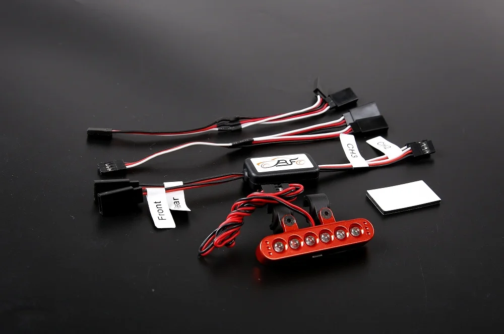 

Светодиодный задний фонарь из сплава с ЧПУ, лампа и контроллер освесветильник автомобиля для 1/5 hpi rovan km baja 5b 5sc 4wd ss, запчасти для радиоуправляемых автомобилей