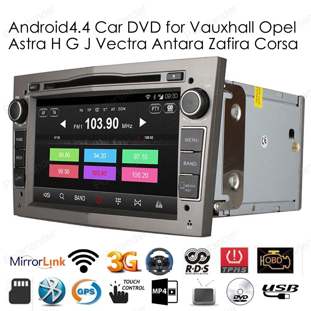Автомобильный DVD-плеер для Vauxhall Opel Astra H G J Vectra Antara Zafira Corsa 4 ядра 3G 2 din радио android 16 Гб