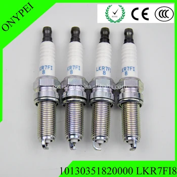 

10130351820000 LKR7FI-8 4pcs/lot Iridium Spark Plug For Trumpchi GA5 1.6T GA5 1.8T GA6 1.6T 1.8T GS LKR7FI 8 LKR7FI8