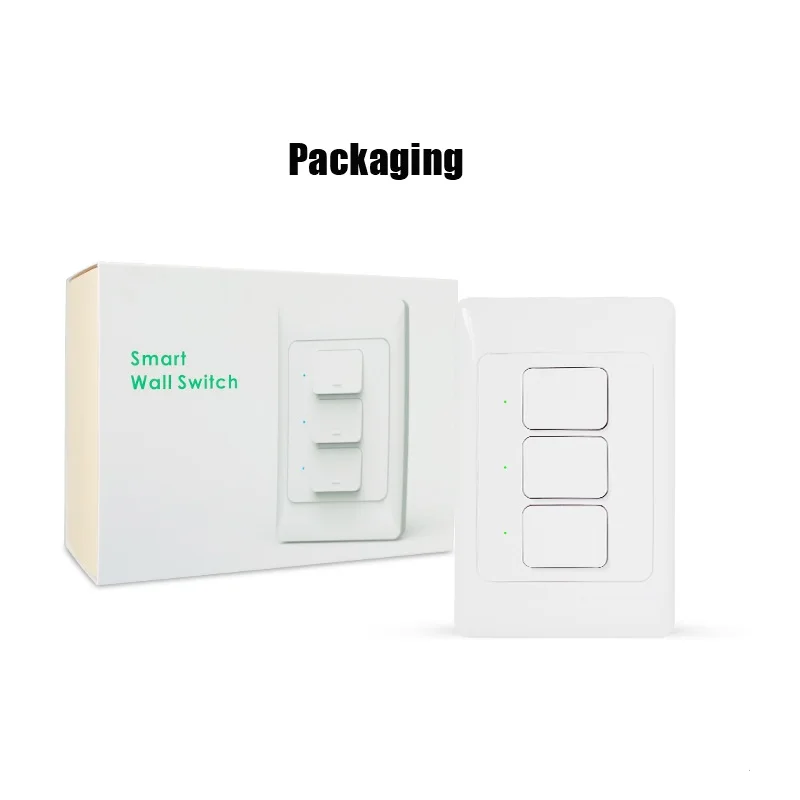  TOBAGO Wifi Kinetic Light Switch Smart Home Automation SystemUS AU 1 2 3 Gang Wireless Wall Switch  - 33056692812