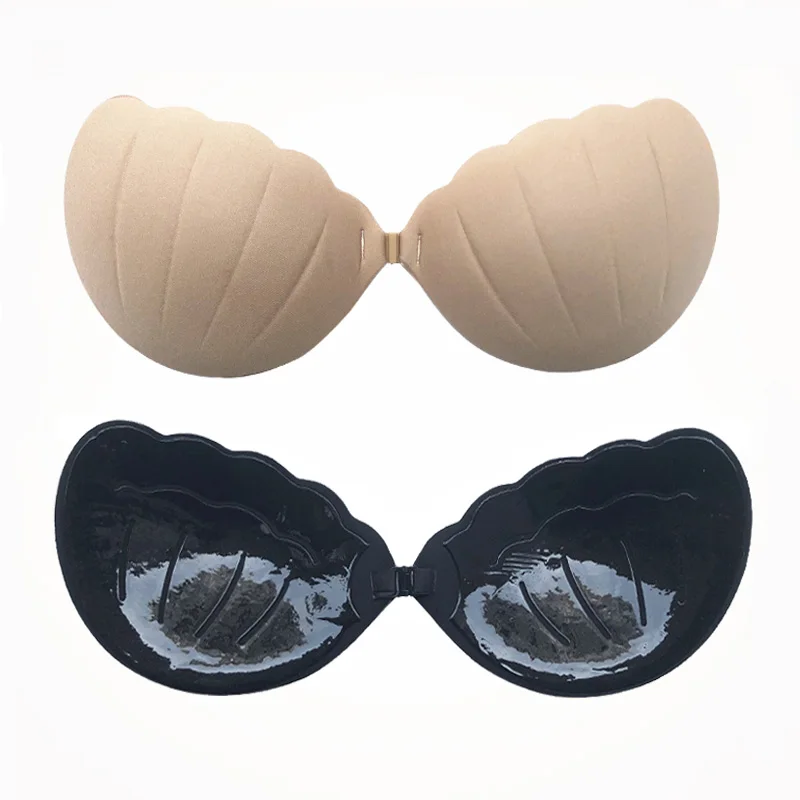 Hot Women Bras Self Adhesive Silicone Bust Front Closure Strapless Bra