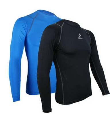 Men's Compression Long Sleeve Tights Base Layer Running Fitness Cycling | Спорт и развлечения