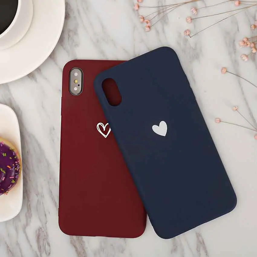 

Love Heart Phone Case For Oppo F11 Reno R17 F9 R15 Pro Realme 1 2 3 U1 C1 Ax7 A5S Ax5S K1 R15X R17 Neo Ax7 A3 A5 A3S F7 Youth