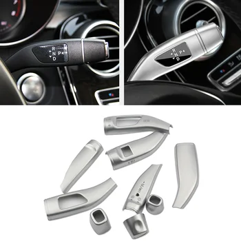 

9pcs/Set Car Shift Lever Cruiser Cover Wiper Cover Sticker Kit for Mercedes Benz W212 W202 W205 W163 W163 GLC CLA GLA GLE GLS