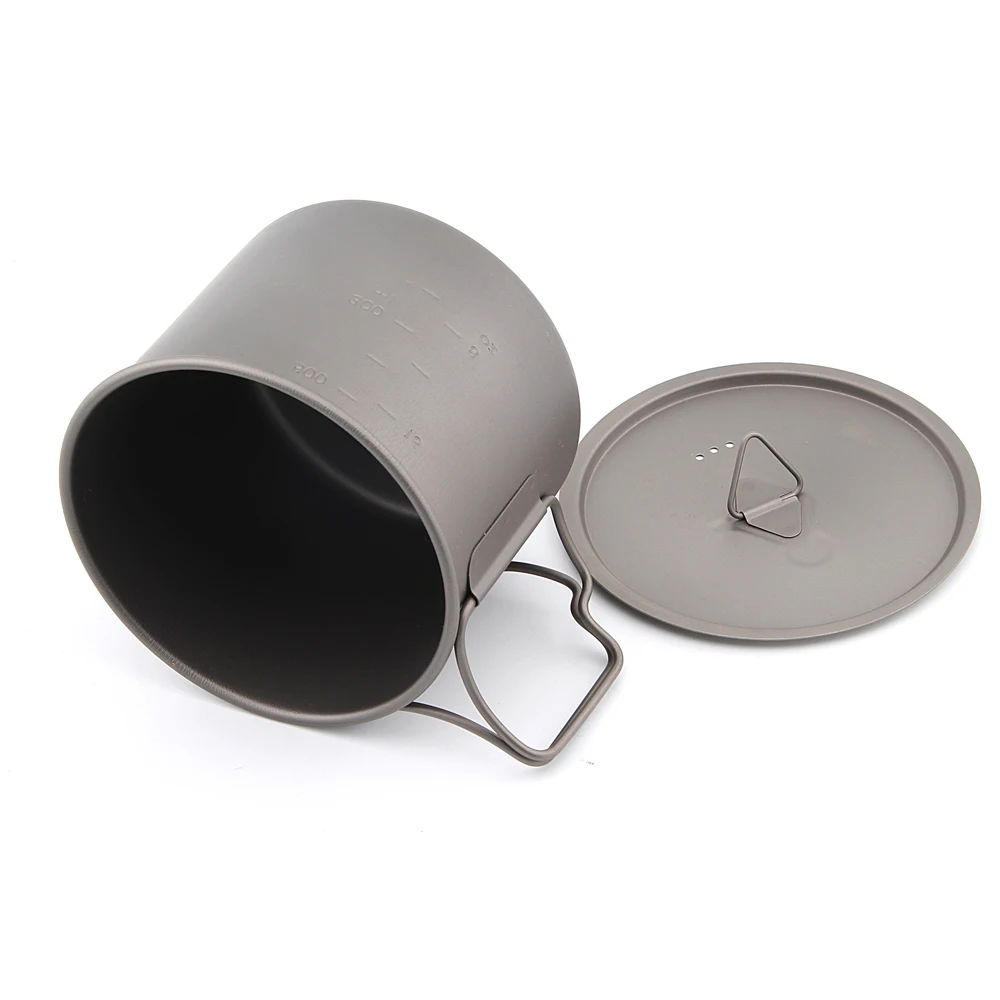 TOAKS olla-550 550 ml ultraligero de titanio POT Camping al aire libre de taza de