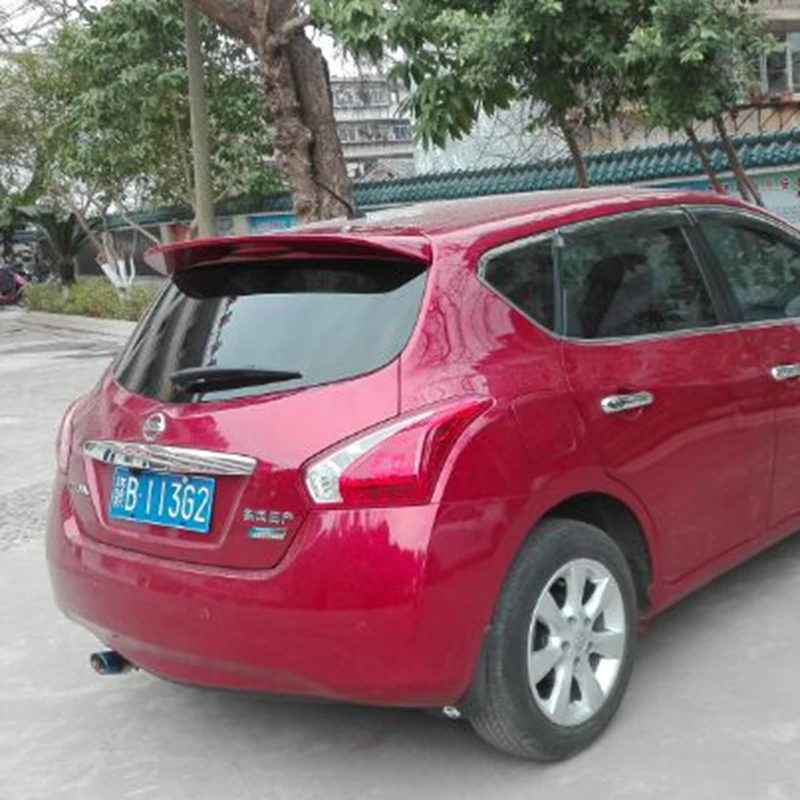 

For Nissan Tiida Spoiler High Quality ABS Material Car Rear Wing Primer Color Rear Spoiler For Nissan Tiida Spoiler 2011-2015