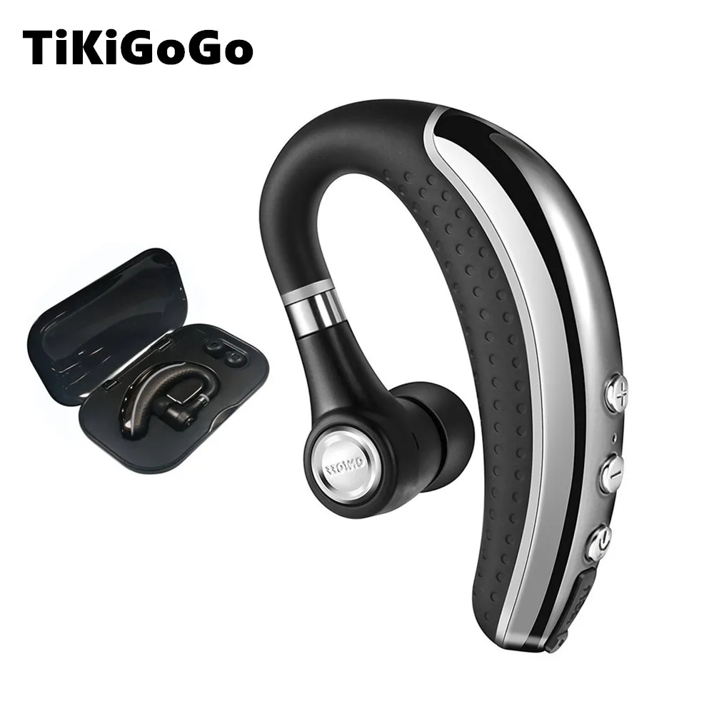 Business Bluetooth Headset A8 with hands free BT 4.1 Lightweight and Noise Reduction Earbuds Microphone Mic Crystal Clear Sound |