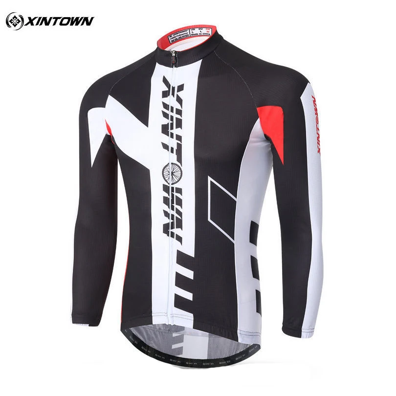 Xintown 2018 برو فريق outdoor الرياضة الدراجات الفانيلة ropa ciclismo دراجة دراجة دورة جيرسي قمصان طويلة الأكمام الرجال حجم S-4XL