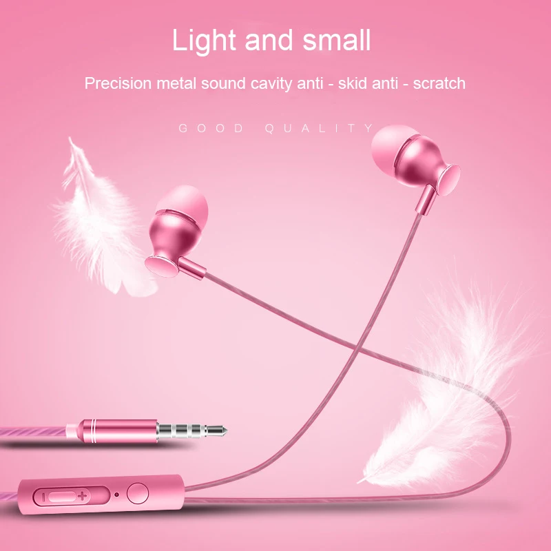 HAOBA-2018-new-line-control-with-wheat-simple-earphone-universal-In-Ear-wheat-earpiece-adjustable-volume (1)