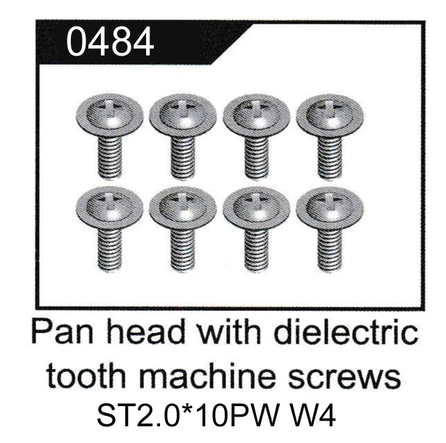 

Wltoys 12428 12423 RC Car Spare parts Upgrade 12428-0069 M2*4 screw/0118 M2.5 nut/0119 M4 nut 0325/0484/0363/0483 Pan head srews
