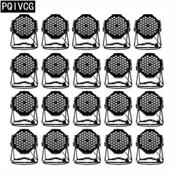 20 штук/54x3 Вт светодио дный par фары rgbw 4in1 светодио дный без каблука par dmx512 огни диско