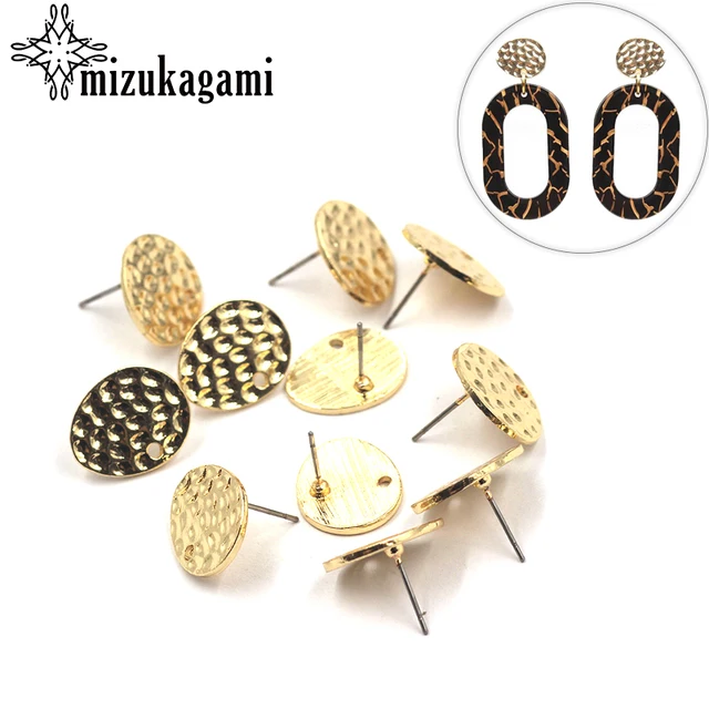 13*16mm 10 pz/lotto Retro In Lega di Zinco Oro Ellisse Orecchini Base Connettore 13*16mm 10 pz/lotto Retro In Lega di Zinco Oro Ellisse Orecchini Base Connettore
