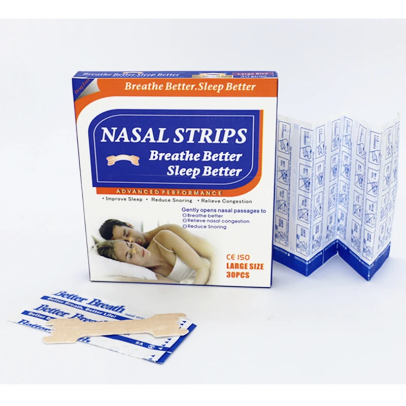 900pcs=30boxes Better Breath Anti Snore Nasal Strips Breathe Aid Sleep