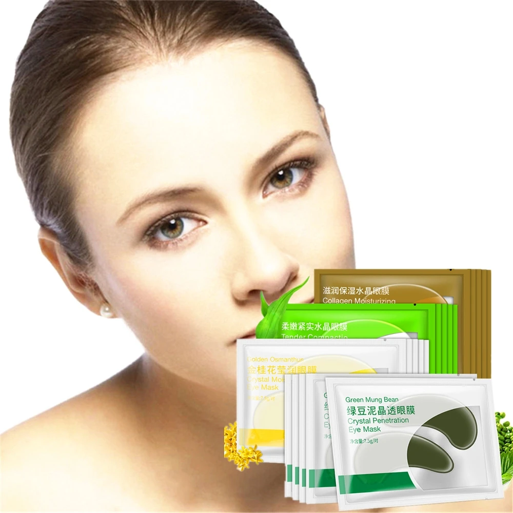 

Osmanthus Essence Eye Mask Anti-Wrinkle Patches Fine lines Remover Eye Bag Gel for Eyes Care Under Eye Pads