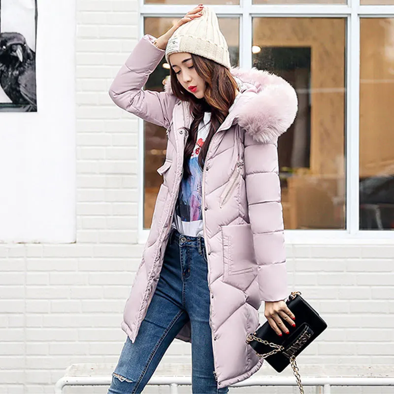 Длинное пальто из искусственного меха для женщин, утолщенная зимняя уличная одежда из искусственного меха, черное пальто, женский модный кардиган, верхняя одежда, casaco feminino Z5437 - Цвет: pink