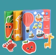 2020 crianças quentes bebê madeira cognição animal quebra-cabeça frutas brinquedo aprendizagem ótima ferramenta de ajuda para desenvolver brinquedo de contagem 2020 #4