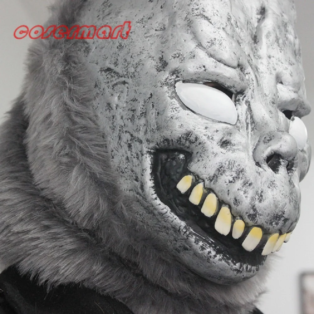 Cosplay Donnie Darko Rabbit Mask Scary Animal Full Head Horror Mask Latex Prop Halloween Party (5)