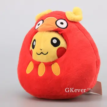 

Hot Sale 5 Pcs/Lot Darumaka Pikachu Soft Plush Dolls Kawaii Pikachu Stuffed Toys 7" 18 CM