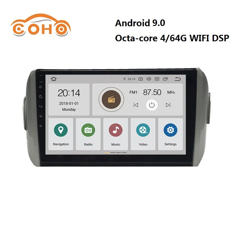 

Car GPS Android 9.0 8-core 4/64G for TOYOTA Innova Right Hand Drive with DSP Carplay Radio BT support WIFI and SWC