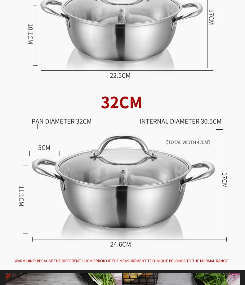 TIANXI китайский 304 Нержавеющая сталь горячий горшок 28/30/32 см Кухня суповая кастрюля посуда для индукционных плит Пособия по кулинарии горшок