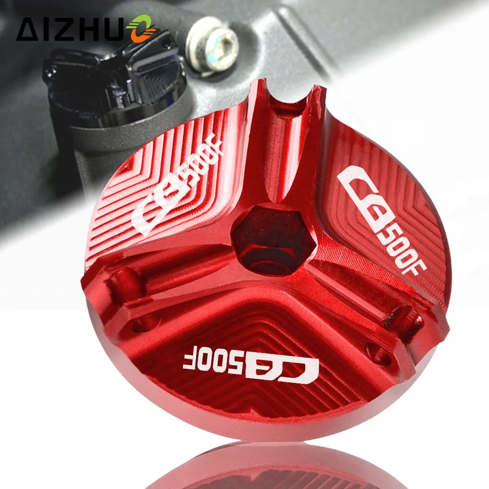 

Motorcycle Engine Oil Filler Cup Cap Oil Filler Cap Plug Cover For HONDA CB500F CBR500R CB500X CB 500F 2013-2018 2014 2015 2016