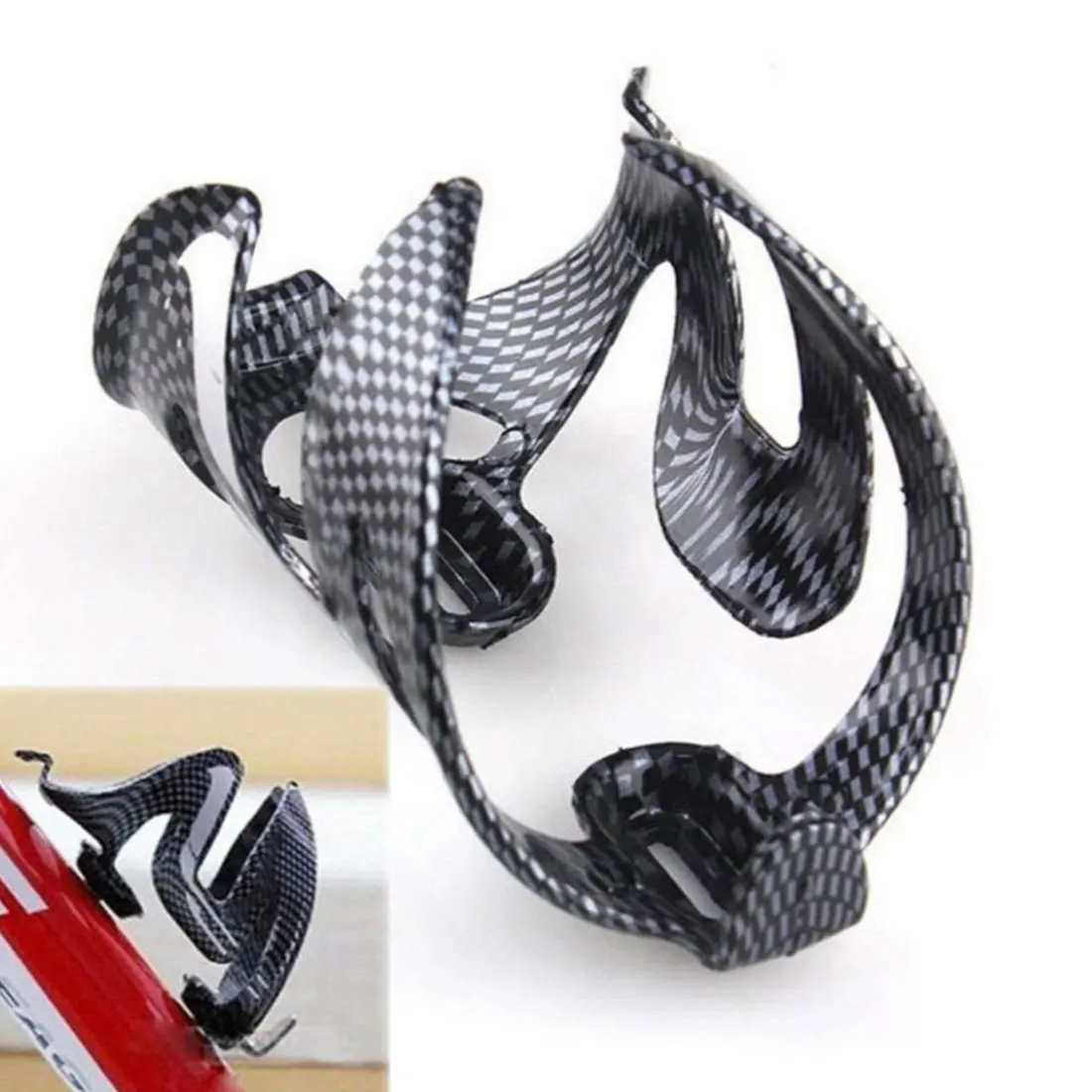 

Bicycle Bike Water Bottle Cage Super Tough Carbon Fiber Drink Cup Rack Road Cycling Bottle Holder Bike Part Accessories