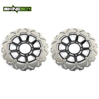 

BIKINGBOY Front Brake Discs Rotors Disks for Triumph SPEED TRIPLE 1050 05 06 07 TIGER 1050 / SE / ABS 2010 2011 2012 2013 Pair