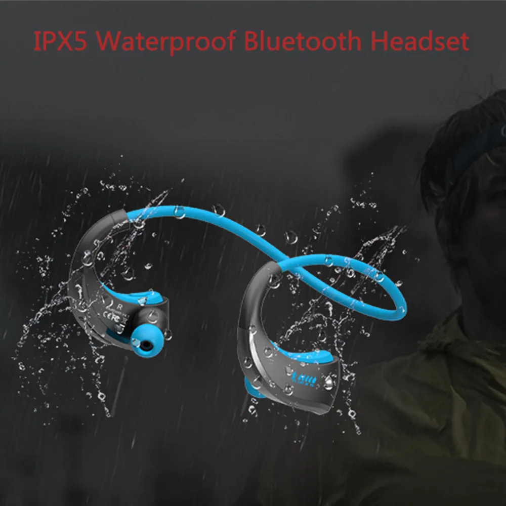 Dacom Броня Bluetooth V4.1 стерео наушники IPX5 Водонепроницаемый Беспроводной Спорт на открытом воздухе гарнитуры громкой связи Bluetooth гарнитура музыкальные наушники с микрофоном