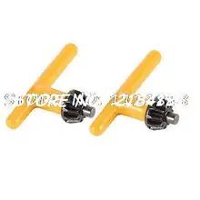 2 Шт. Оранжевый Т-Образный 11 Зубы 6 мм Диаметр Пилотное Патроны Ключ для 2/" Патрон